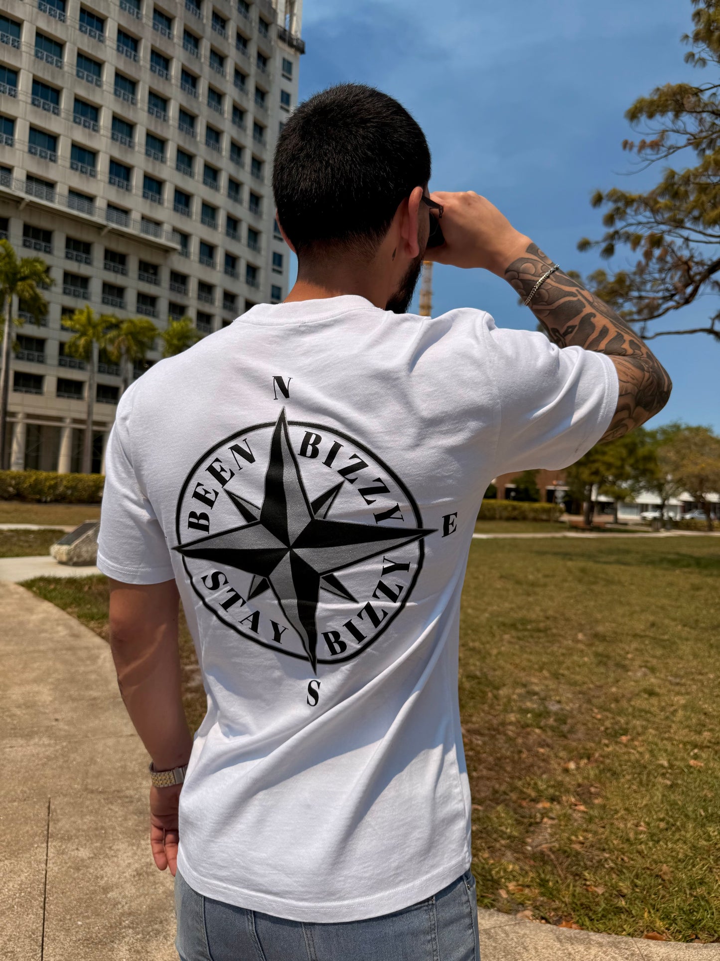 Go With the Wind Tee White