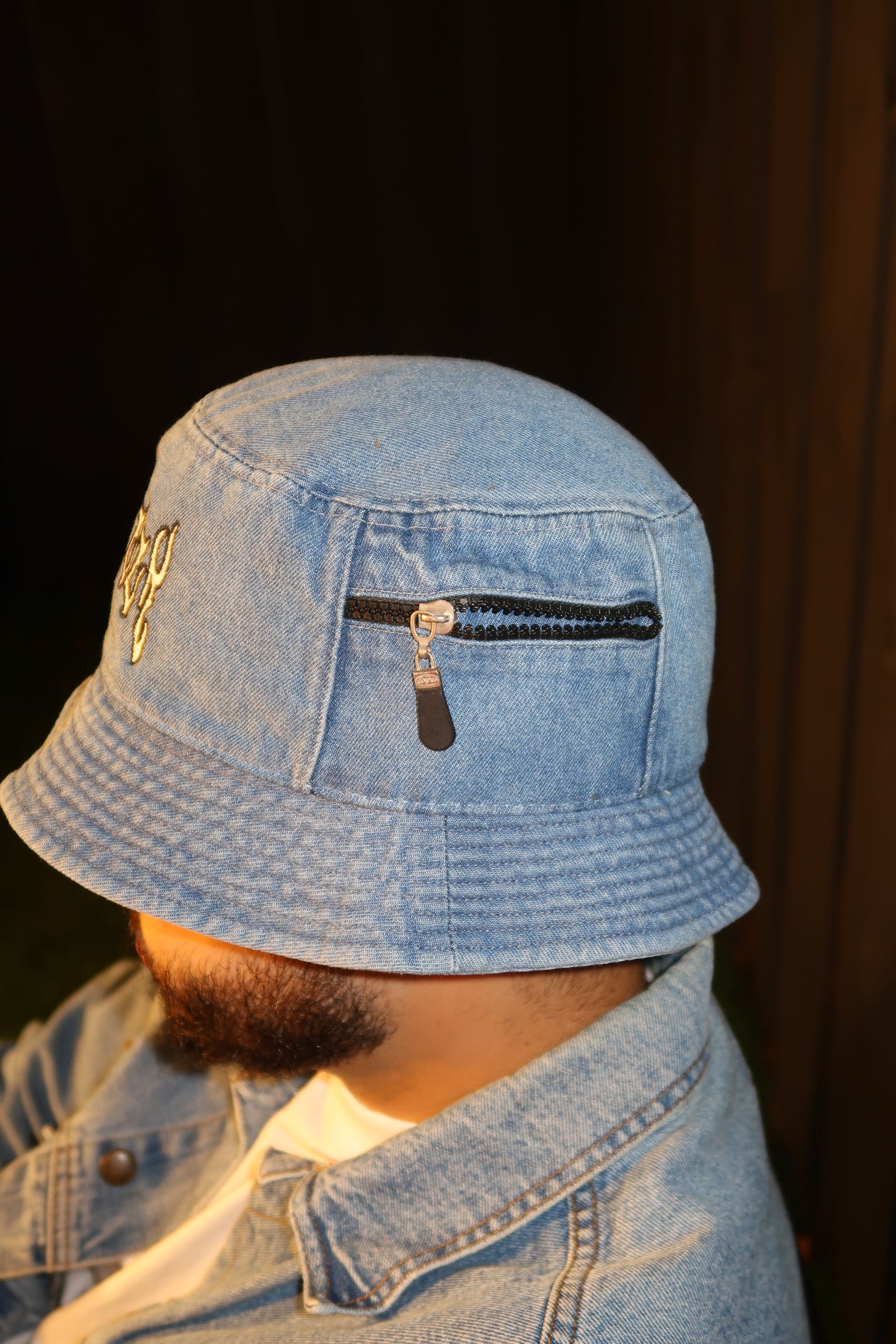 Denim Bucket Hat